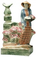 Rye Pottery - The County Lady Gardener ht 26.4 cm 10.375 in
