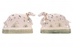 Rye Pottery - Animals Collection - Dalmatian Dogs ht 10.2 cm 4in sold singly, designer Tony Bennett