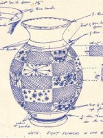 Jack Cole's detailed notes for decoration in 1950
