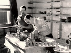 Wally Cole and Jack Cole - The brothers re-opened Rye Pottery in 1947
