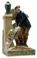 Rye Pottery - The Rye Golfers: Captain Argyll ht 26cm 10.25in