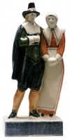 Rye Pottery - The Puritan Pair ht 27.5cm 10.875in