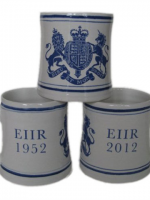 Rye Pottery Diamond Jubilee Tankards 3.125in /7.cm ht