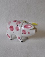 Rye Pottery - Hand-painted Small Sussex Pig - Pink - A traditional Sussex Wedding Present