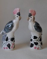 Rye Pottery hand-made and decorated Exotic collection Ceramic Cockatoo