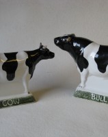 Rye Pottery - Cattle - Ceramic Bull and Cow Friesian