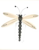 Hand-painted Tiles - English Delftware - Dragonfly