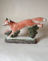 Country Fox Gift Hunting Rye Pottery - English Animals - Hand-made Ceramic Vixen or Fox Front Countryside figurine