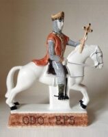 Rye Pottery - Hand made hand painted 1066 Bayeux Tapestry Inspired Series - Bishop Odo - Earl of Kent Bishop of Bayeux2 Featured pic