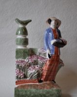 Rye Pottery - Hand made and painted English Figures Collection The County Gardener - THe Lady Gardener -Female Gardener