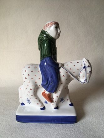 Chaucer Medieval Literary Gift Rye Pottery Hand made and painted figures from Chaucer Canterbury Tales The Friar The Friar's Tale