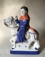 Canterbury Tales Chaucer gift Rye Pottery Hand made and painted figures from Chaucer Canterbury Tales The Nuns Priest
