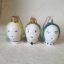 Hand made ceramic Bauble Gift Christmas decoration unusual gift - Rye Pottery Hand made and painted Bauble heads Gift Doll head bauble 10