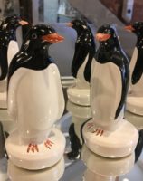 Penguin Gift Antartica Exotic Rye Pottery Hand made and painted Penguin 0