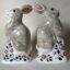Pottery hand made Rabbit Hare Gift Autumn Halloween Home Table Decoration Country Kitchen English Countryside Delft