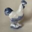 Rye Pottery Hand made Ceramic Chickens Hen & Rooster Cockerel Blue Gift Easter Spring Table Home Decor Blue Figurine English Countryside2