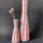 Rye PotteryMid Century Modern Bud Vases Hand made and hand painted in Flamingo Pink