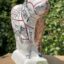 Rye Pottery hand-made & painted Bull Cow depciting Butchers Cuts