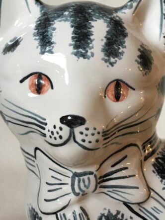 Rye Pottery Hand made and painted traditional ceramic pottery cats