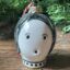 Rye Pottery hand-made painted Unique quirky Christmas Bauble heads Mid Century Modern Ceramic Emojis Front faces