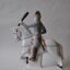 rye pottery hand made Reverse view ceramic figure William the Conqueror on Horseback from the Bayeux Tapestry 1066 Battle of Hastings Collection 8