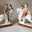 rye pottery hand made ceramic figures William the Conqueror and Harold Godwinson from the Bayeux Tapestry 1066 Battle of Hastings Collection 8